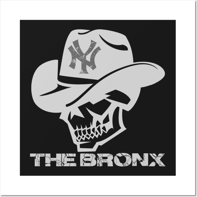 the bronx skull - ny new york Wall Art by hottehue